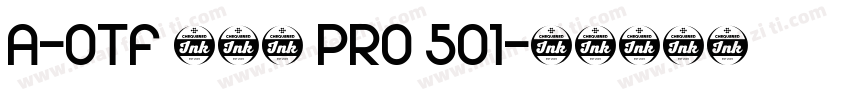 A-OTF じゅん Pro 501字体转换